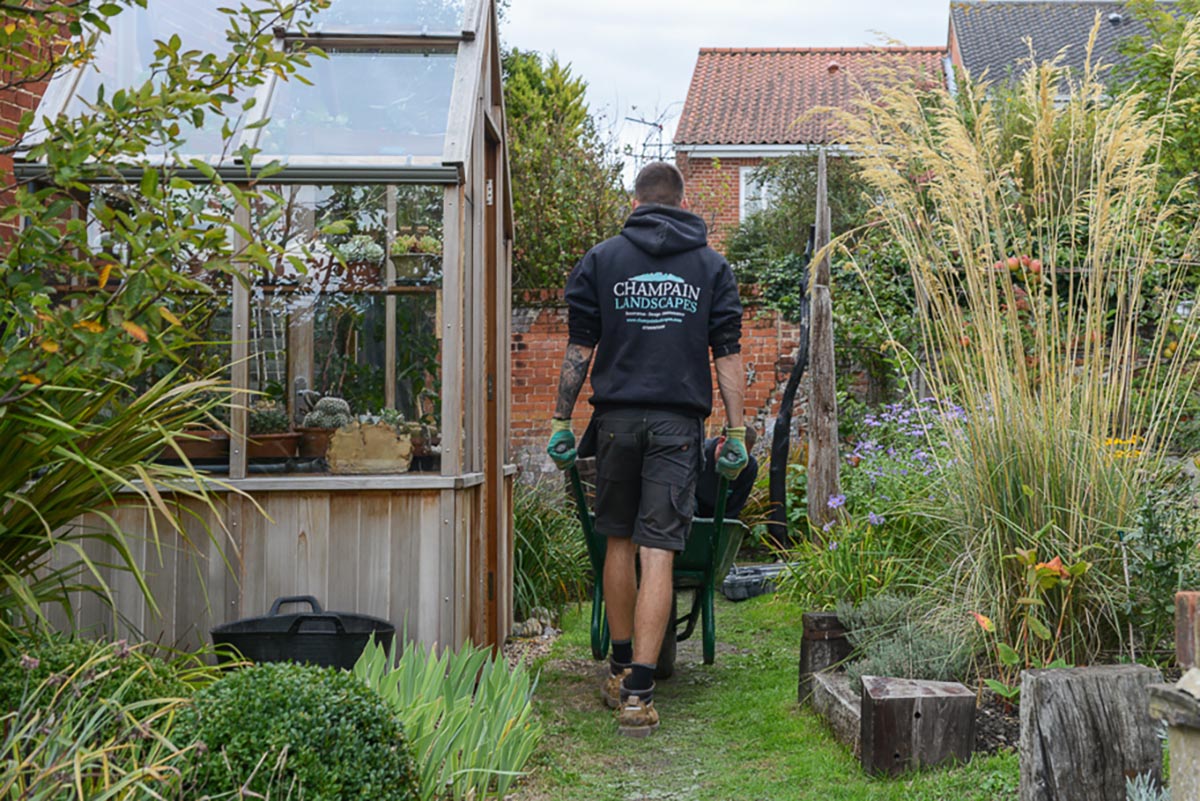 Garden design in Norfolk